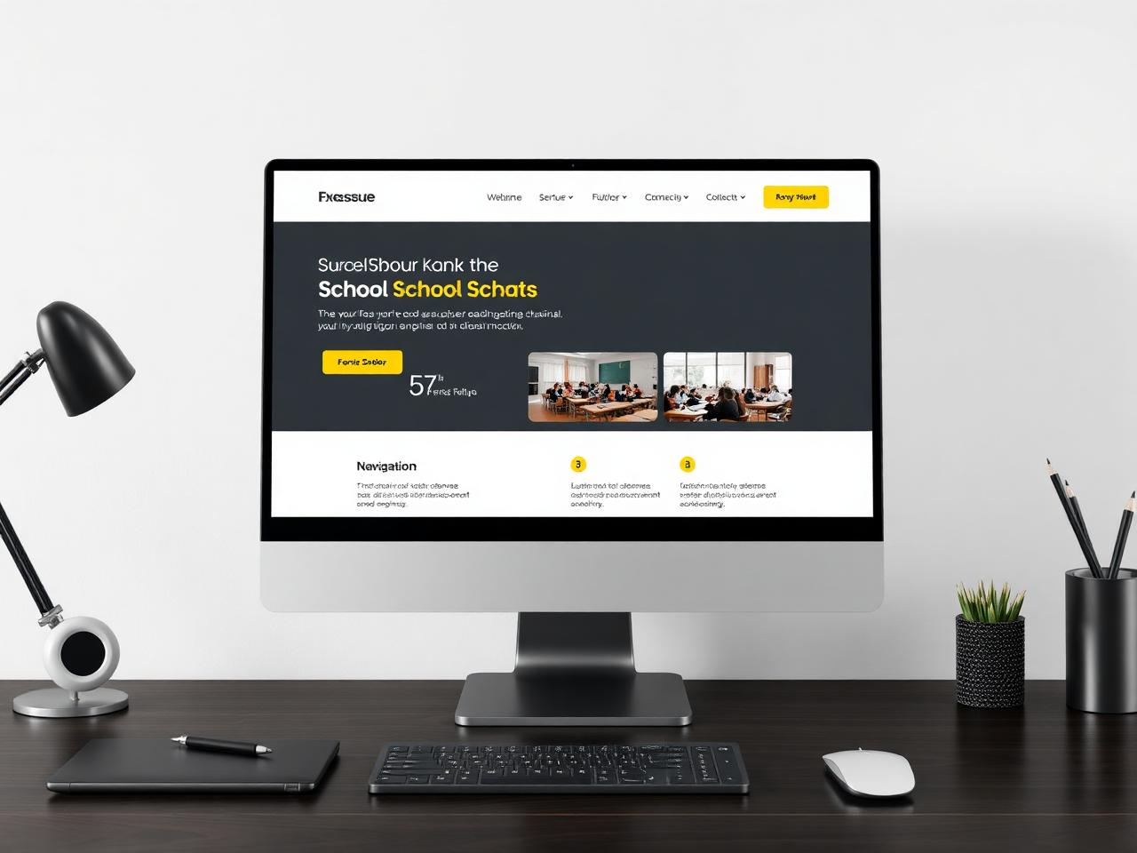 School Website project preview